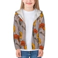 thumbnail image 3 of Kids Zip Up Hoodie for Boys Girls Toddler - Retro Calla Lily Flowers Lightweight Long Sleeve 2T Boys Girl Clothes, Sun Protection Windproof Jackets Hoodie Sweatshirt, 3 of 7