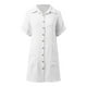 thumbnail image 5 of Vestido con cuello en V y botones para mujer - con bolsillos, informal/trabajo/fiesta, poliéster, verano/otoño, S-XXXL, 5 of 6