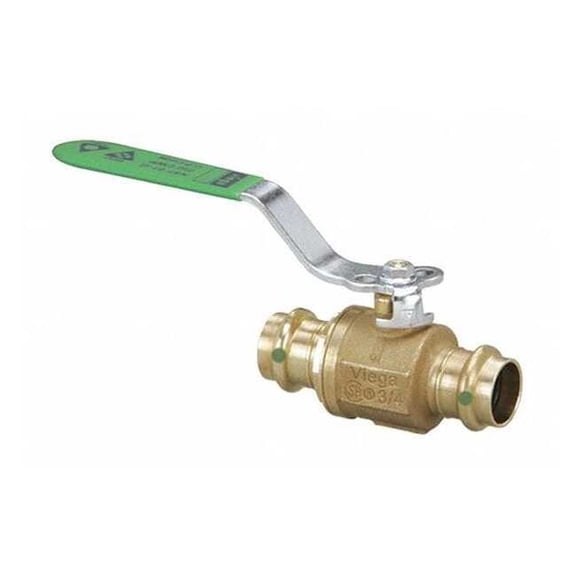 Viega Manual 2-Way Ball Valve,Press,Bronze 79943