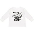 thumbnail image 3 of Inktastic My Best Friend is My Pappy with Hearts Boys or Girls Long Sleeve Toddler T-Shirt, 3 of 5