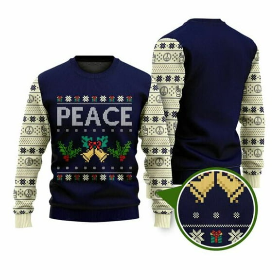 I Come In Peace Funny Ugly Christmas Sweater