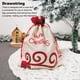 thumbnail image 4 of Advancent Paquete de 2 bolsas de regalo de Navidad para bodas, chocolates, galletas, bolsas de recuerdo con cordón, adornos para el hogar, Kits de decoración para fiestas Animal, 4 of 6