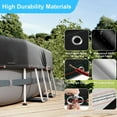 thumbnail image 2 of SHELTUSE Cubierta Ovalada para Piscinas de 16X32 Pies, Cubiertas para Piscinas Solares para Piscinas Elevadas, Protector de Cubierta para Piscinas de Invierno, lona impermeable de PE, 2 of 9
