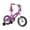Pink, variant on Dynacraft Magna Sapphire 16 Inch Girls Bike, BMX Bike Style, Easy Assembly Kids BMX Bike, Perfect Bike for Kids Ages 5-7, Pink, 1 Count