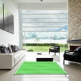 thumbnail image 7 of Ahgly Company Machine Washable Indoor Square Transitional Neon Green Area Rugs, 8' Square, 7 of 7