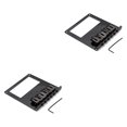thumbnail image 1 of Greeniant Electric Guitar Bridge Detachable Pick-up Hole Replace Stylish Replacement Bridges Stringed Guitars Instrument for 2piezas, 1 of 6