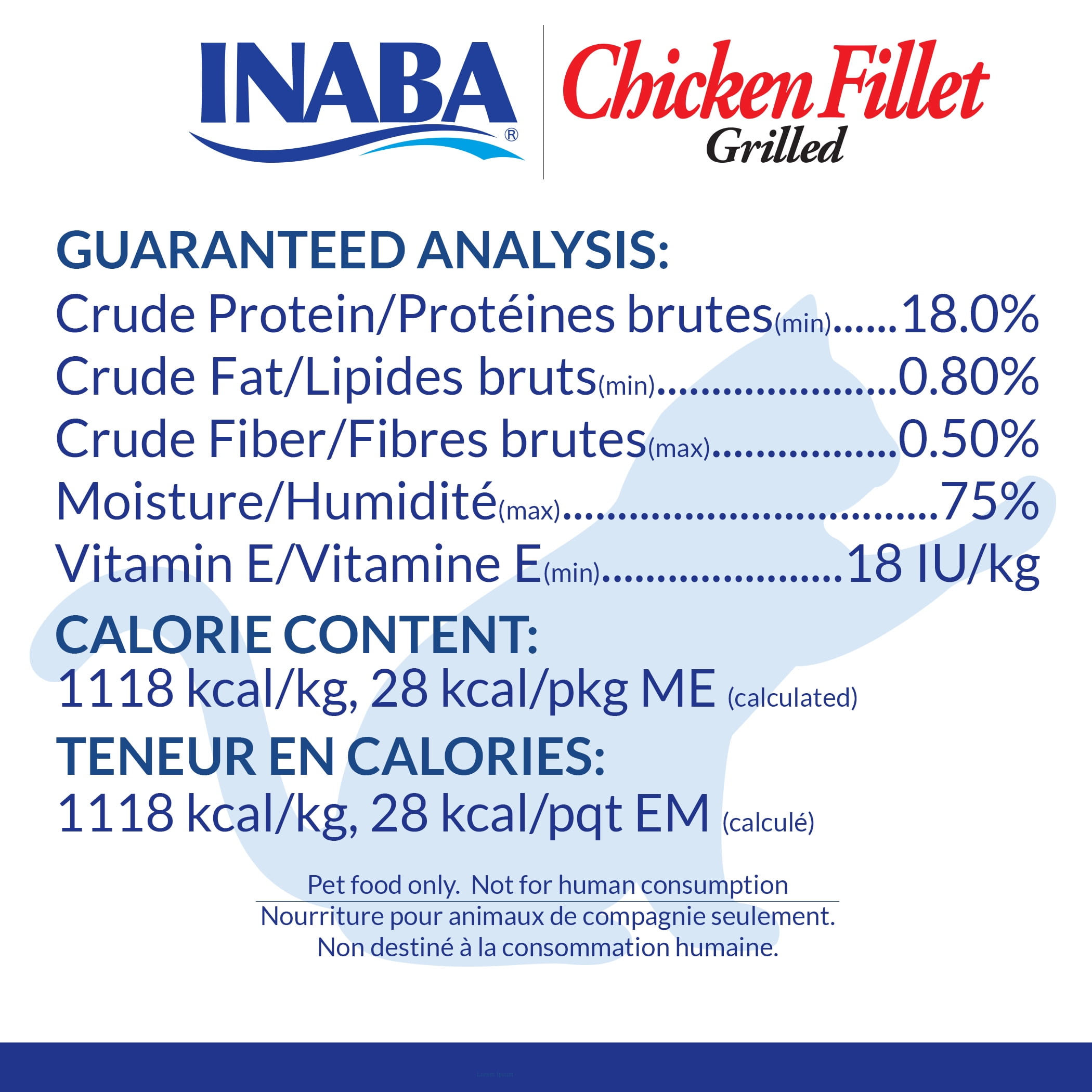 INABA Natural, Premium Hand-Cut Grilled Chicken Fillet Cat Treats/Topper/Complement with Vitamin E and Green Tea Extract, 0.9 Ounces Each, Shrimp Broth