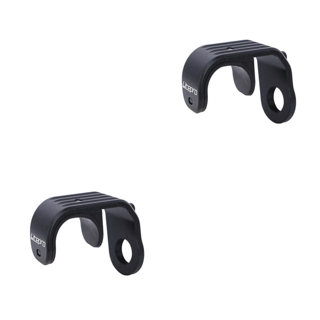 ZheElen LP E Type Pothook Folding Bike Aluminum Alloy Hook Modification Black 2Set