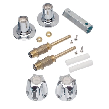 Empire Faucets Mobile Home 8" Tub & Shower Faucet – Chrome With Brass Underbody
