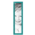 thumbnail image 2 of ArtToFrames 8" x 34" Turquoise Picture Frame, 8x34 inch Blue Wood Poster Frame (WOM-4588), 5 Pack, 2 of 7