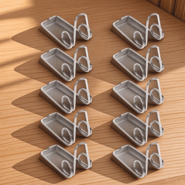 LITINKIMI 10Ud Resortes Para Trumpet Drain Clique Accesorios De Acero Plateado