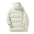 thumbnail image 4 of Men's Winter Coat Insulated Coat With Detachable Hood Heavy Duty Cold Weather Jacket Commute, 4 of 4