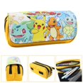 thumbnail image 1 of ANTHEA Pokemon Regalos De Cumpleaños Anime Mochila Escolar Suministros Escolares Dibujos Animados Eevee Familia Estuche, 1 of 4