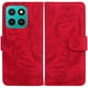 thumbnail image 1 of For Honor X8c 4G Case Tiger Imprint Leather Wallet Phone Cover - Green, 1 of 5