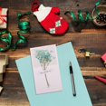 thumbnail image 4 of SIfdSeng Get it Fast Christmas Charm Dried Flower Greeting Card Festive Design Natural Holiday Sentiments Idea, 4 of 5