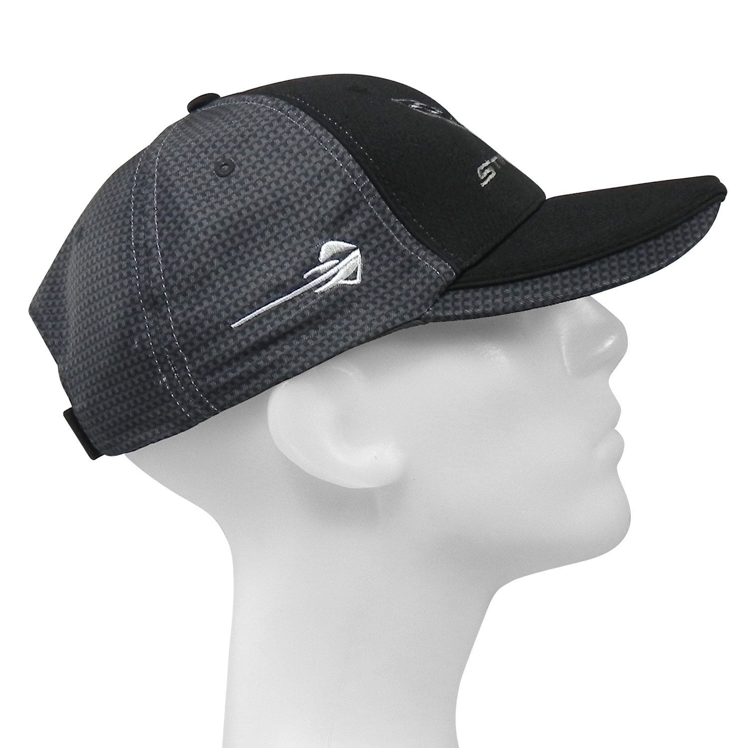 C7 Z06 Corvette Carbon Fiber Look Baseball Hat Black