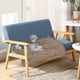 thumbnail image 3 of Manta de forro polar premium para mascotas, manta para perros y gatos, colchoneta lavable de doble capa para cama de perro, sofá, sofá, coche M: 7854 cm Marrón esquí esquí Gafas de esquí, 3 of 5