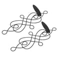 thumbnail image 4 of Candelabro De Pared De Hierro, Soporte De Candelabro De Pared De Resistencia A La Deformación De Forma única Innovadora Plegable Para Dormitorios Anggrek Disfraces, 4 of 8