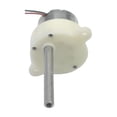 thumbnail image 3 of CHANCS Slow Speed Micro Electric Motor 6V 5RPM DC 12V 10RPM Shaft 38.5mm High Torque Rotary Speed Cylinder Shape Deceleration Reducing Motor Plastic, 3 of 7