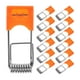 thumbnail image 1 of 50 clips de resorte para lámparas empotrables LED de panel, soportes para lámparas de techo y luminarias empotrables., 1 of 7