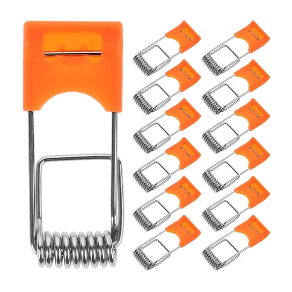 50 clips de resorte para lámparas empotrables LED de panel, soportes para lámparas de techo y luminarias empotrables.