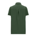 thumbnail image 4 of Womens Button Down Shirts Cotton Linen Long Sleeve Dress Shirts Casual Summer Tops Work Blouses with Pockets, 4 of 5