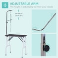 thumbnail image 4 of PawHut Foldable Pet Grooming Table for Dogs Cats Non-slip Surface, Black, 4 of 10