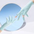 thumbnail image 5 of Guantes de conducción Manopla suave Chica Guantes de pantalla táctil de verano expuestos con dos dedos, 5 of 5