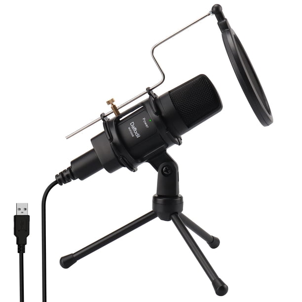 Micrófono de condensador Daffodil MCP200 USB omnidireccional