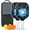 White-1, variant on Pickleball Paddles Set Of 2, Fiberglass Surface, Thunder, Speed Print, 4 Balls & Bag