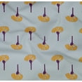 thumbnail image 4 of oneOone Cotton Poplin Twill Light Grayish Blue Fabric Geometric & Floral Block Sewing Material Print Fabric By The Yard 56 Inch Wide, 4 of 4
