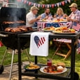 thumbnail image 4 of huayou 4th of July Patriotic Theme Towel, 15.8x23.6 Inch Red White Blue Prints Towel, Soft Quick Dry Towel for Party, Bathroom, Kitchen, 4 of 6