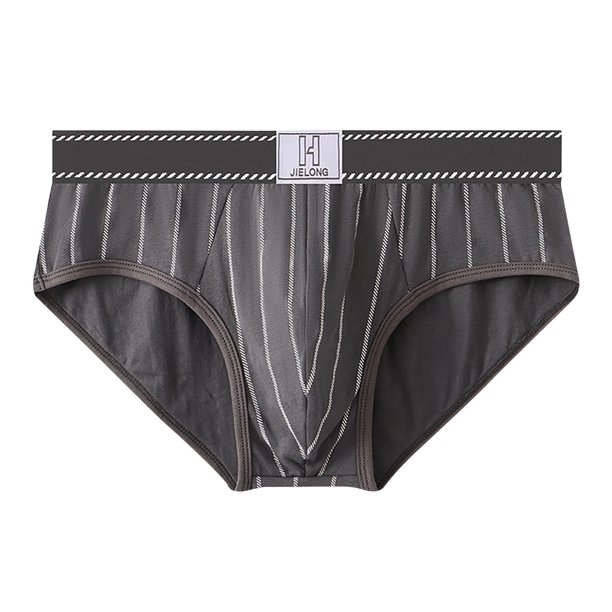 Mens Sexy Ropa Interior Rayado Medio Cintura Ropa Interior Casual Poliéster Boxeadores Transpirables, de Moda Y Cómodo para el Ocio Y el Gimnasio