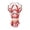 D, variant on Gradient Embossed Crystal Glass Vase Scalloped Wavy Rim Thick‑Wall Heavy‑Duty Decorative Flower Vase