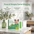 thumbnail image 3 of Facial Wax Strips 20 Count, Hypoallergenic Natural Cold Wax Hair Removal Kit with 10 Post-Wax Wipes for Women Face Eyebrow Lip Chin.(2Pcs), 3 of 7