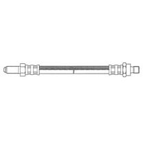 Centric Parts Brake Hydraulic Hose P/N:150.39001 Fits select: 1970-1975 VOLVO 164, 1969-1974 VOLVO 145