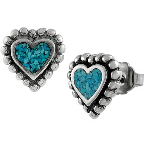 Sterling silver earrings walmart - pretty sterling silver earrings button