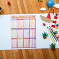 thumbnail image 4 of WEUVEB Póster Matemático Rosa Con Tabla De Multiplicar Para Usar En Clases Y Espacios De Estudio, 4 of 6
