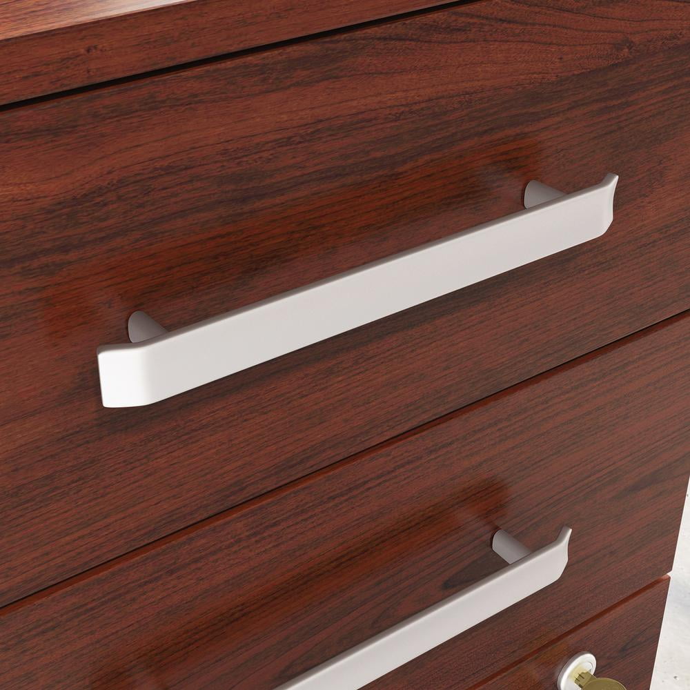 Sauder Affirm Engineered Wood 3-Drawer Mobile Filing Cabinet in Classic Cherry