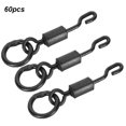 thumbnail image 1 of Fishing  Swivels, Lightweight Portable Single Hook Fishing Swivels, For Sea/ Fishing Carp Fishing Tackle Fishing Lover, 1 of 8