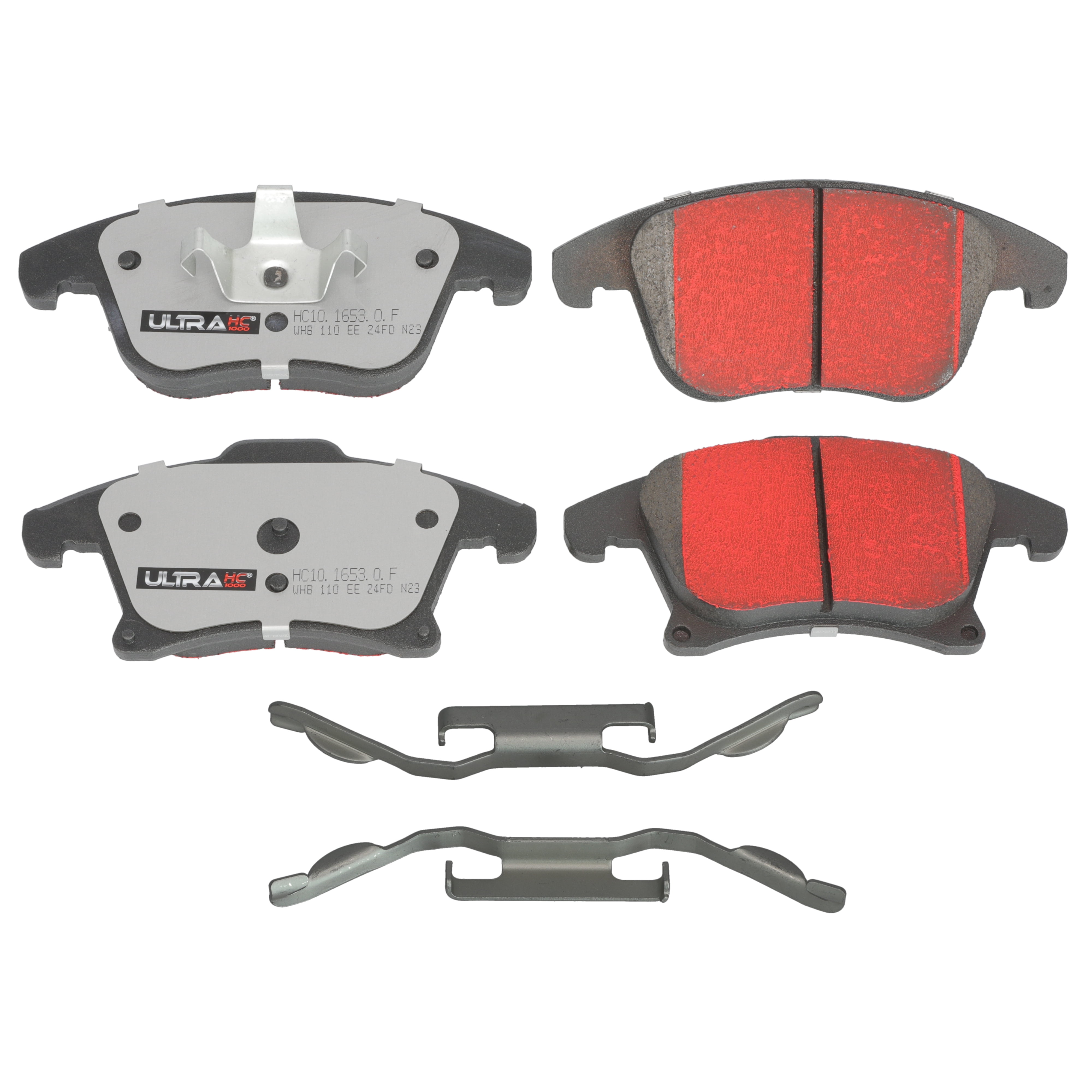 Ultra HC 1000 Brake Pad Set, Front HC10.1653.0.F, Ford Fusion 2020-2013
