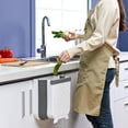 thumbnail image 3 of Basura Plegable Para Colgar En La Cocina, Cubo De Basura Plegable Para Almacenamiento De Residuos, Cubo De Basura Montado En La Pared, Cubo De Basura Para Baño E Inodoro Advancent HA045294-01, 3 of 6