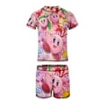 thumbnail image 5 of Kirby Boys Two Piece Rash Guard Swimsuits Kids Short Sleeve Swimwear Sets Bathing Suit, 5 of 7
