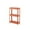 Orange, variant on InsCrazy Closet Organizer Slim Rolling Storage Cart Three Layer Narrow Type for Kitchen
