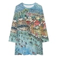 thumbnail image 2 of Portofino Robe à Manches Longues pour Femmes Robes de Danse Robe de Fée Vêtements Esthétiques, 2 of 4