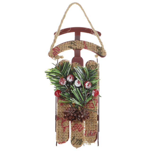Moluckfu Trineo Decorativo Colgante Multicolor Ideal Para Árbol Y De Oficina