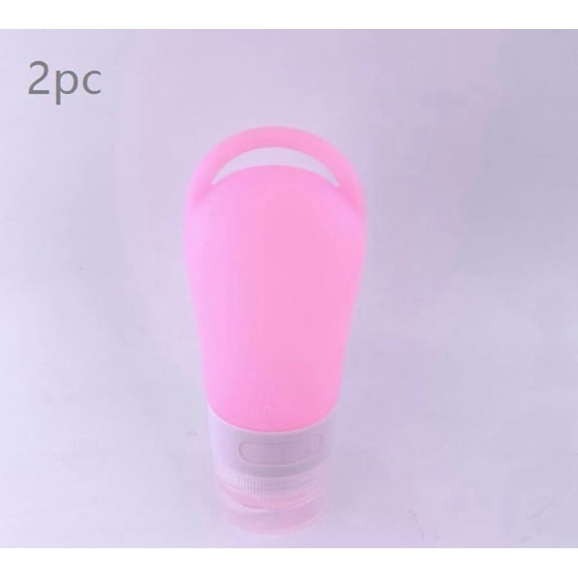 Botella de almacenamiento portátil desinfectante con orificio for colgar, botella de recarga de desinfectante de manos de silicona, juego de botellas de recarga de viaje for cosméticos
