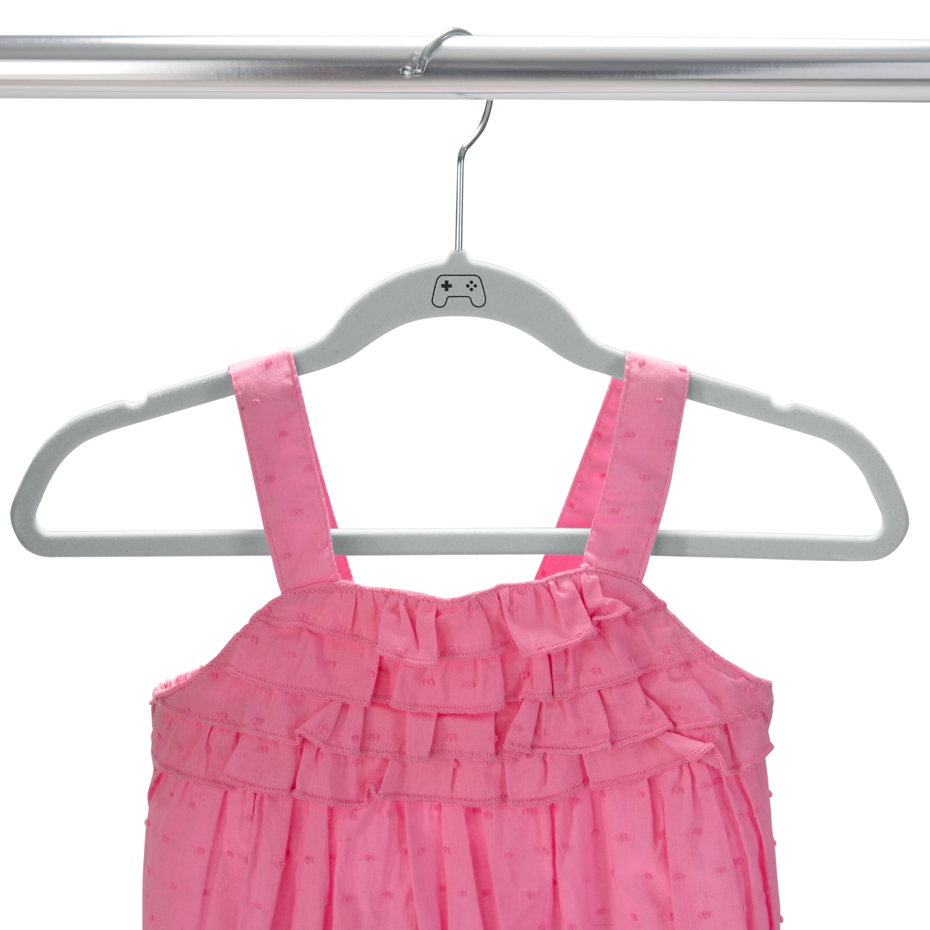 Saura Cutie Kids Clothes Hangers 12pc Blue+Pink