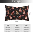 thumbnail image 2 of Salouo Valentine Gnome Pattern Pillow Cases,1PC Pillow Covers with Envelope Closure Decorative Pillow Case for Bed Couch,Pillows Not Included-16"x24", 2 of 6