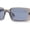 Slate Black, variant on Womens Translucent Mod Oval Retro Narrow Rectangle Plastic Sunglasses Purple